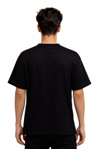 PLAYERA SEMI OVERSIZE 305G - TACTO FRÍO Y TECNOLGÍAS - NEGRA