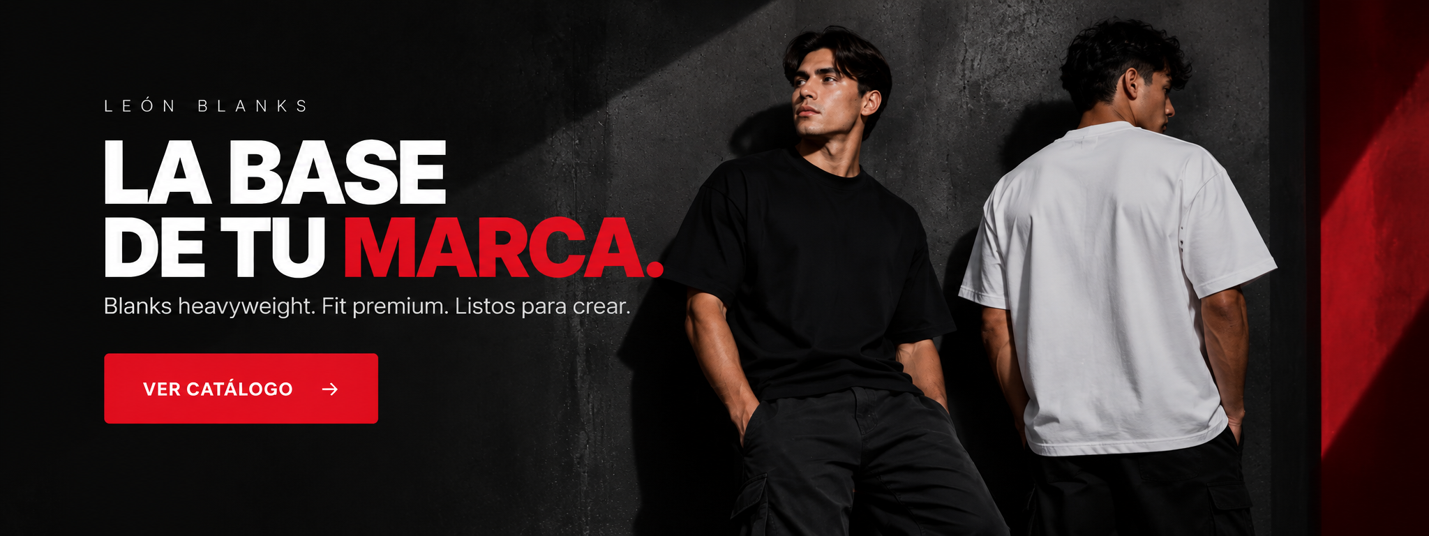 LEÓN BLANKS. La base de tu marca. Ver catálogo.